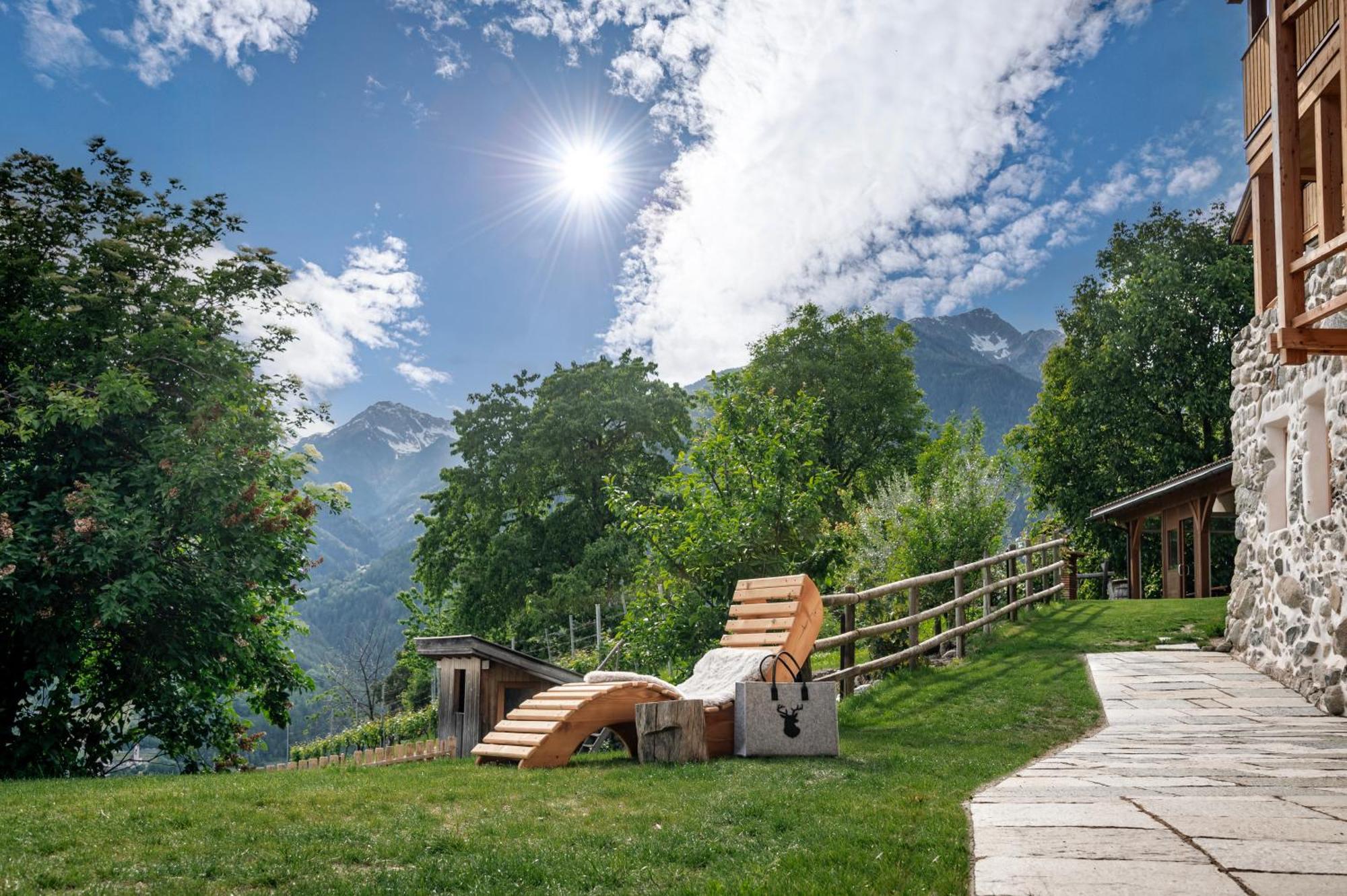 Trinnerhof- Hof Chalets Und Obsthof Mit Zimmer Natz-Schabs Exterior foto