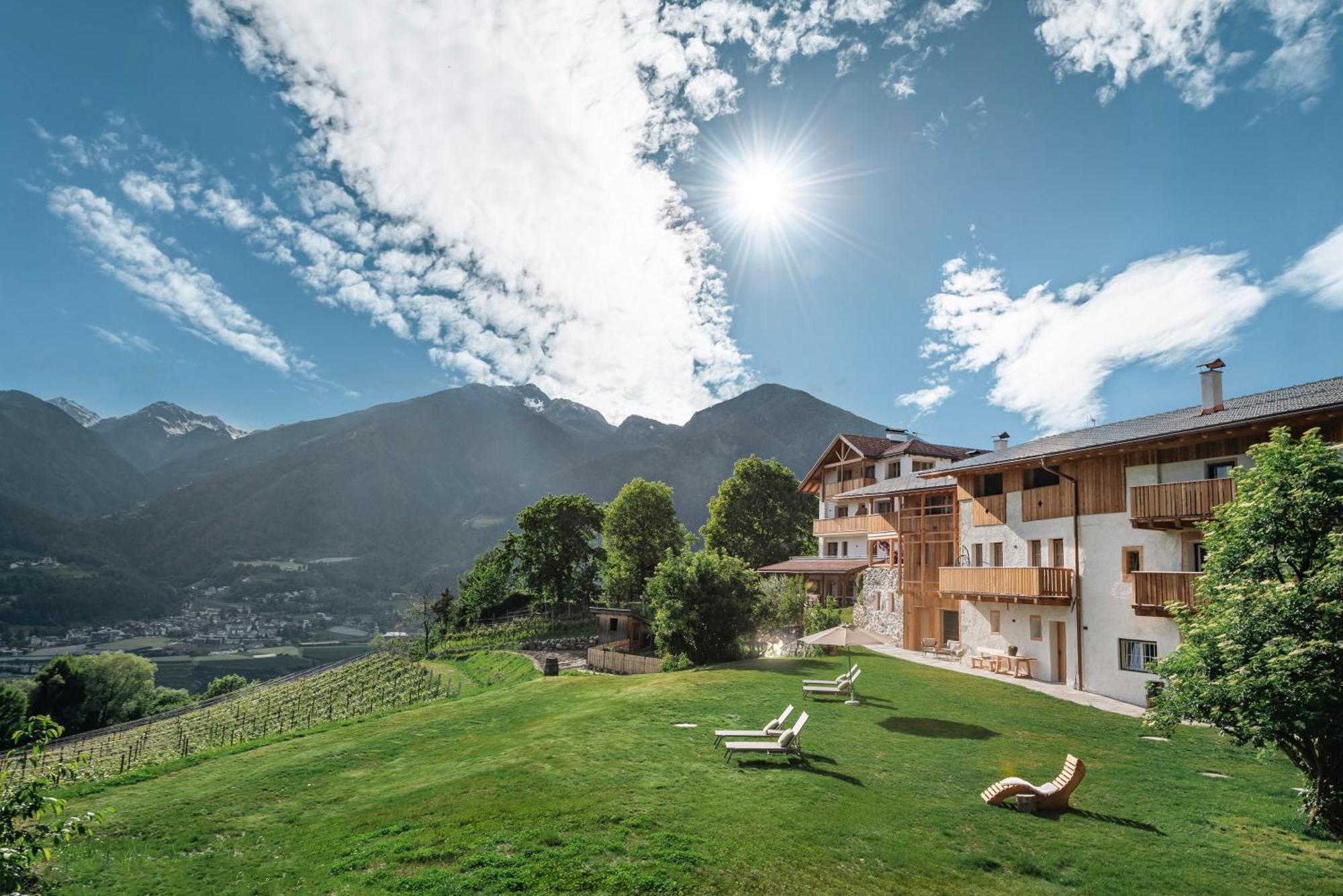 Trinnerhof- Hof Chalets Und Obsthof Mit Zimmer Natz-Schabs Exterior foto
